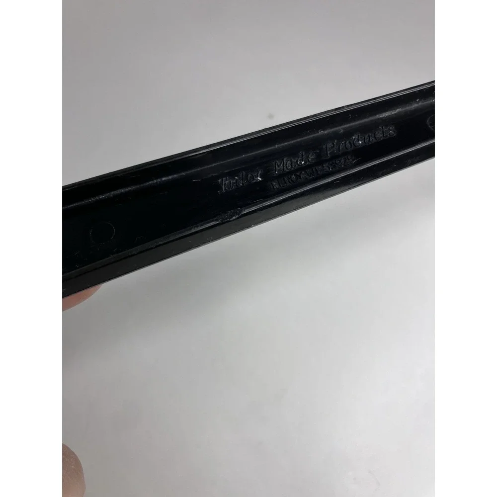 Vintage Tailor Made Products Black Nylon Plastic Slotted Spoon 11 1/2